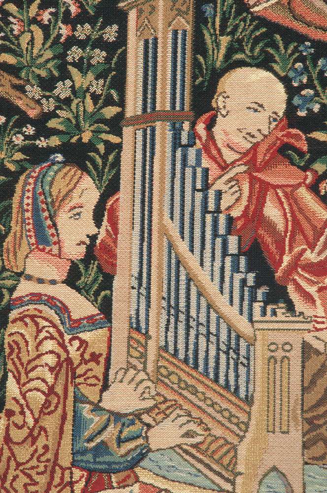 Medieval Concert Belgian Wall Tapestry