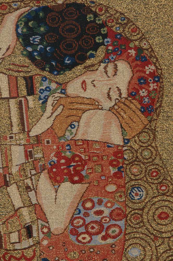 Gustav Klimt Kiss Belgian Wall Tapestry