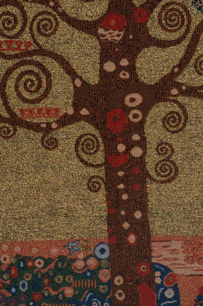 Gustav Klimt Tree of Life III Belgian Wall Tapestry