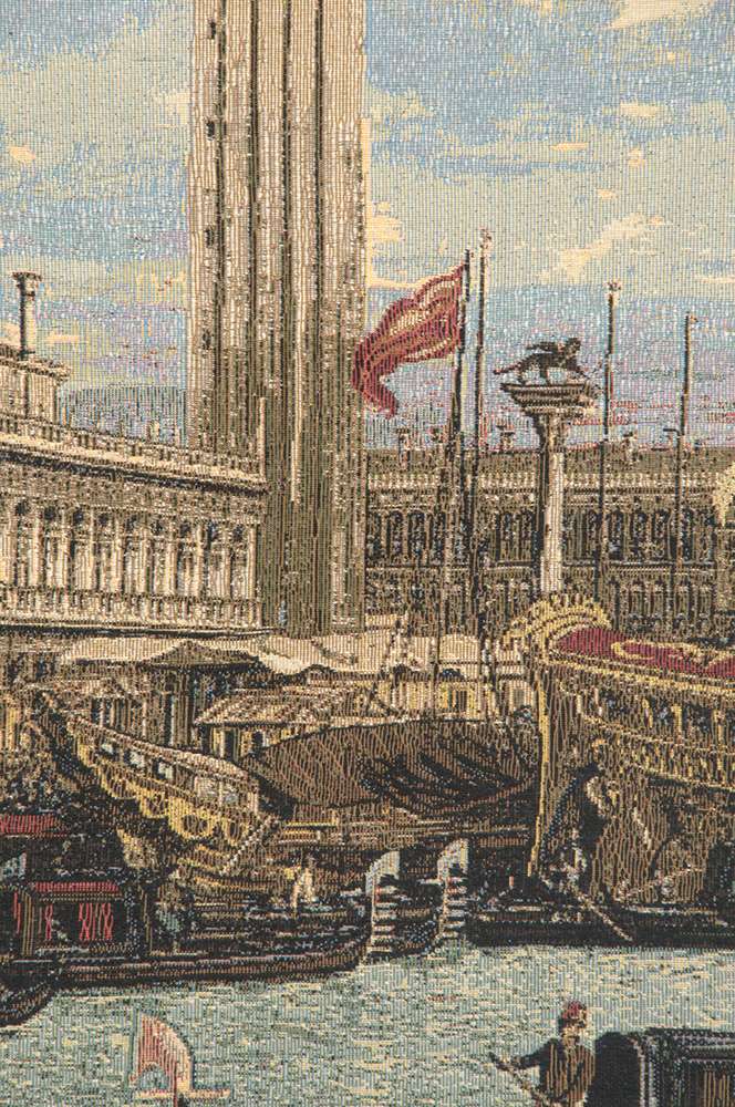 Bucintoro at the Dock Italian Wall Tapestry