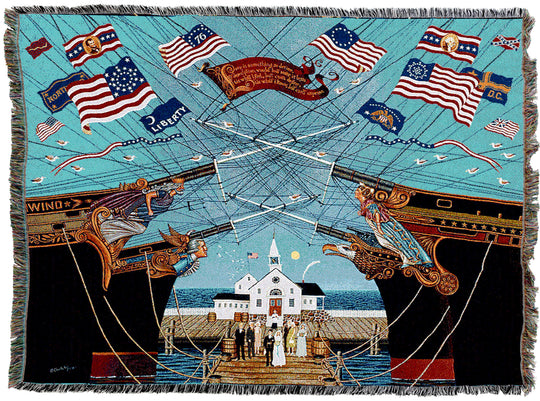 Dockside Marriage Throw