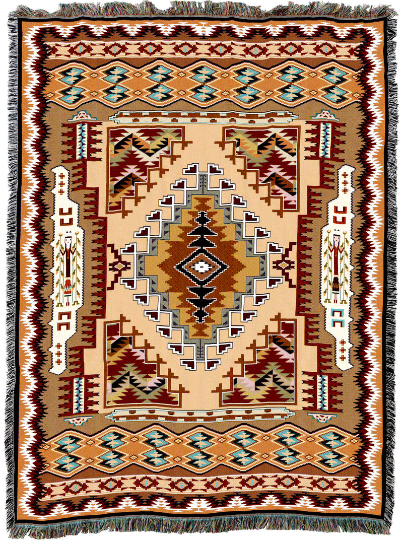 Painted Hills Sand Tapestry Throw