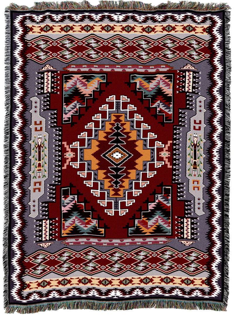 Painted Hills Sunset Tapestry Throw