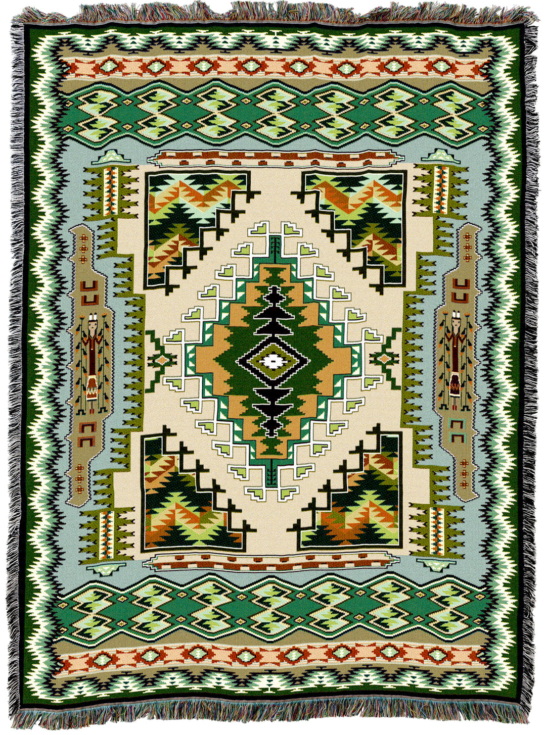 Painted Hills Sage Tapestry Throw