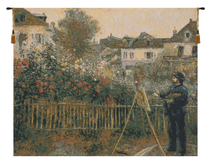 Monet Painting Belgian Wall Tapestry