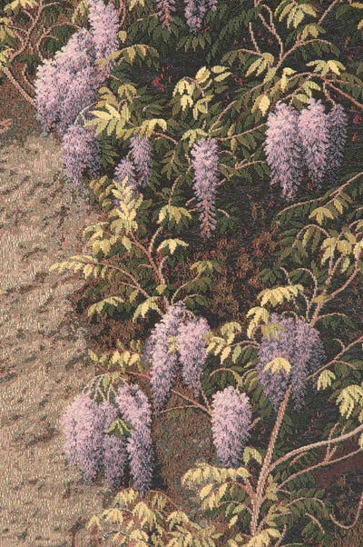 Windows with Wisteria Italian Wall Tapestry