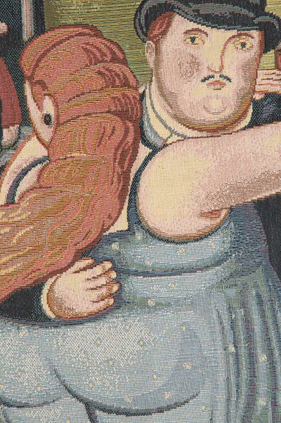 Botero Blu Italian Wall Tapestry