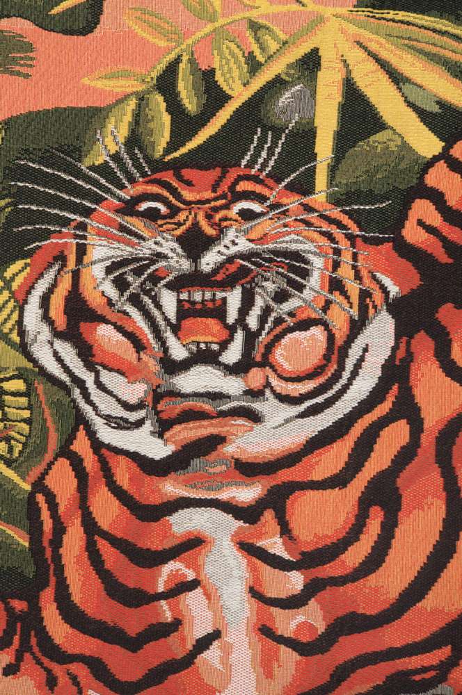 Ligabue Tiger Italian Wall Tapestry