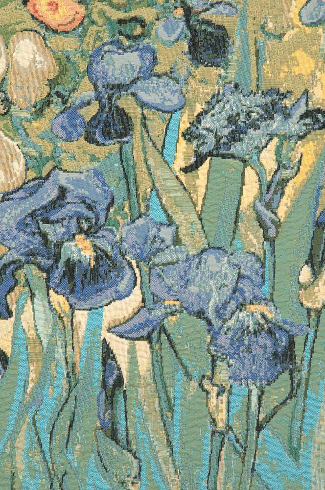 Iris by Van Gogh Italian Wall Tapestry