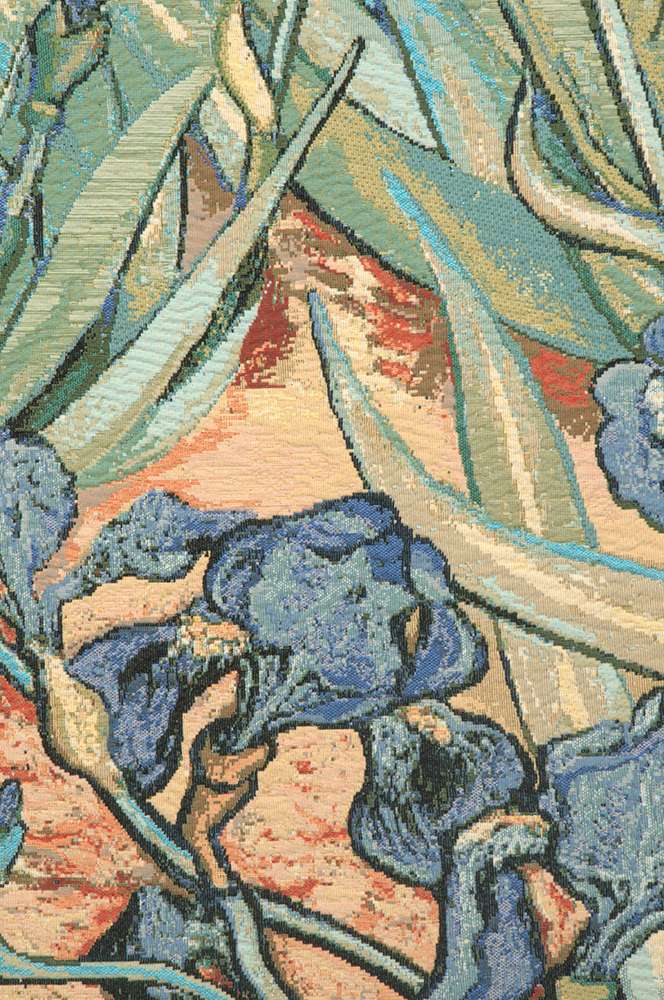 Iris by Van Gogh Italian Wall Tapestry