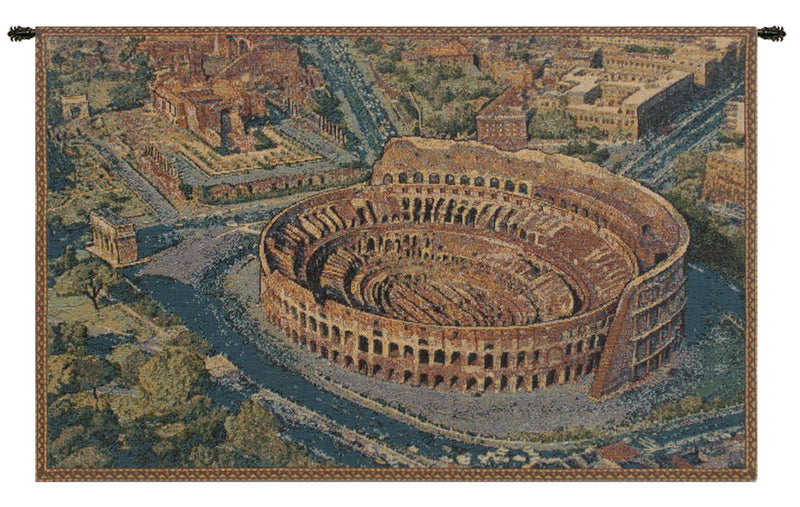 The Coliseum Rome Small Italian Wall Tapestry