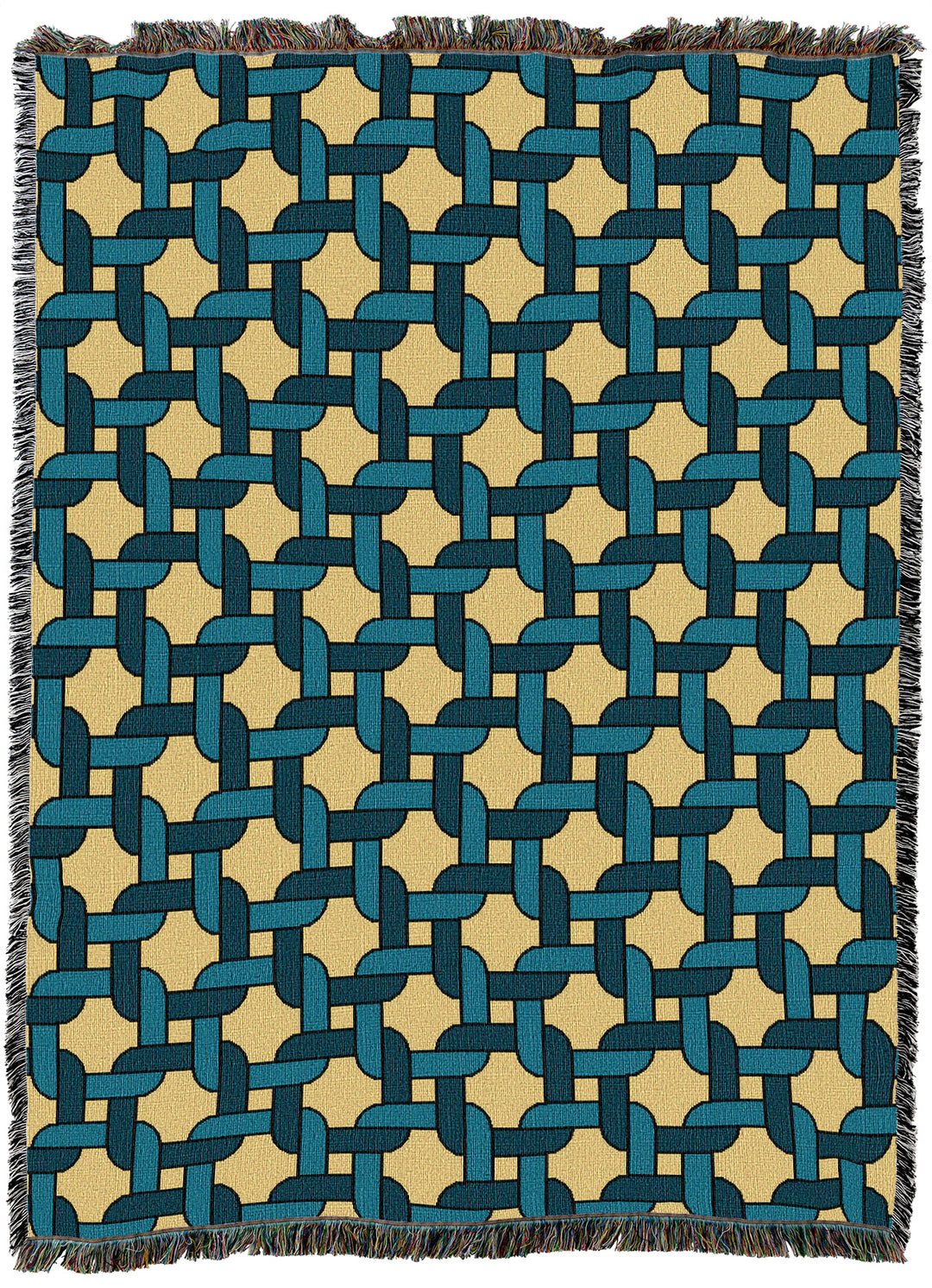 Knots Blue 54X70 Throw