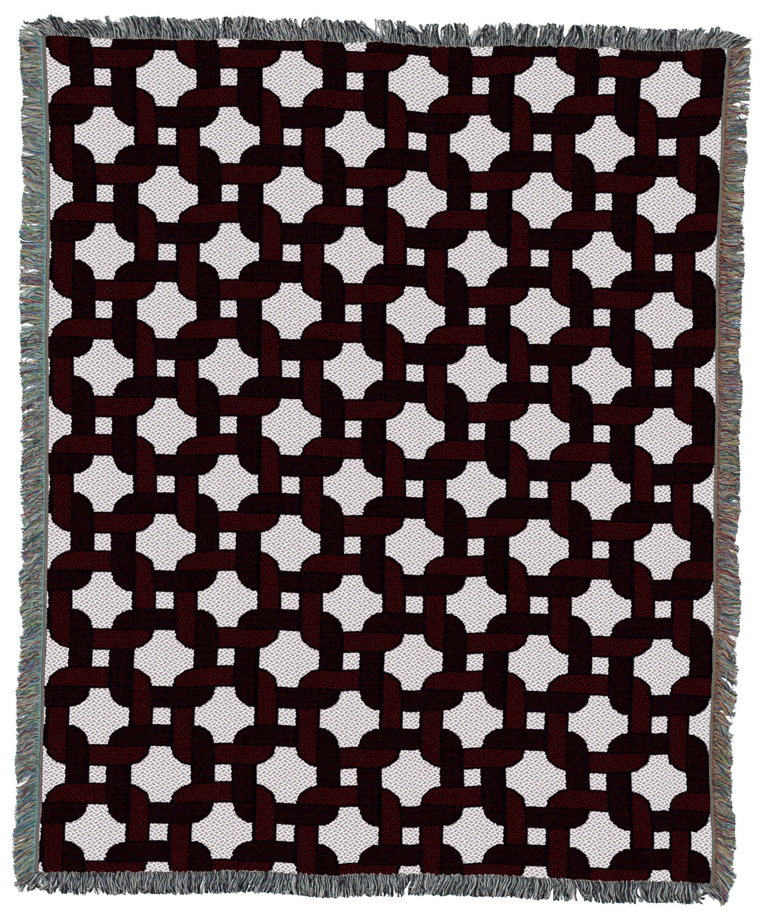 Knots Red 60x50 Throw