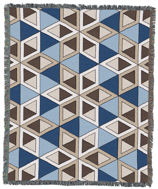 Quilt Blues 60x50 Throw