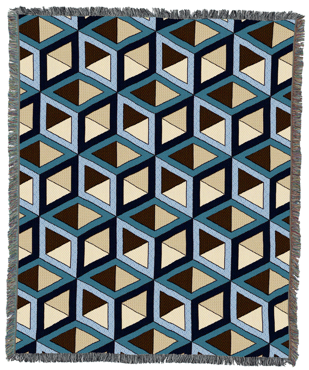 Blocks Gold 60x50 Throw