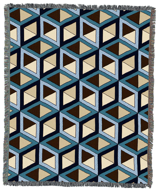 Blocks Gold 60x50 Throw