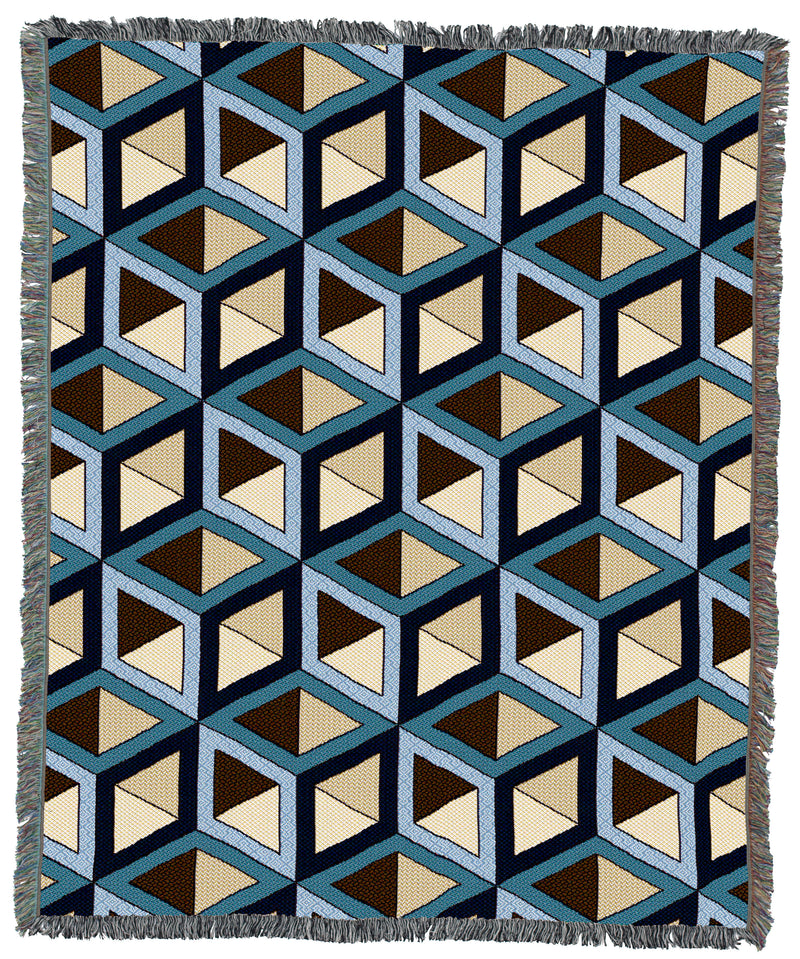 Blocks Gold 60x50 Throw