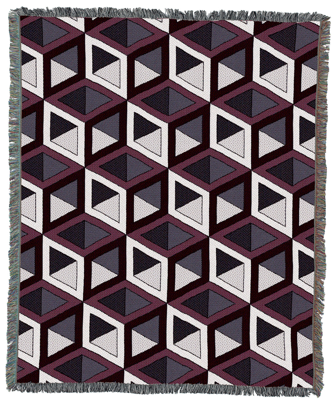 Blocks Red 60x50 Throw