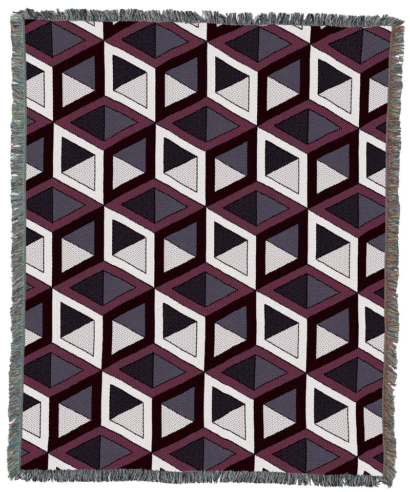 Blocks Red 60x50 Throw