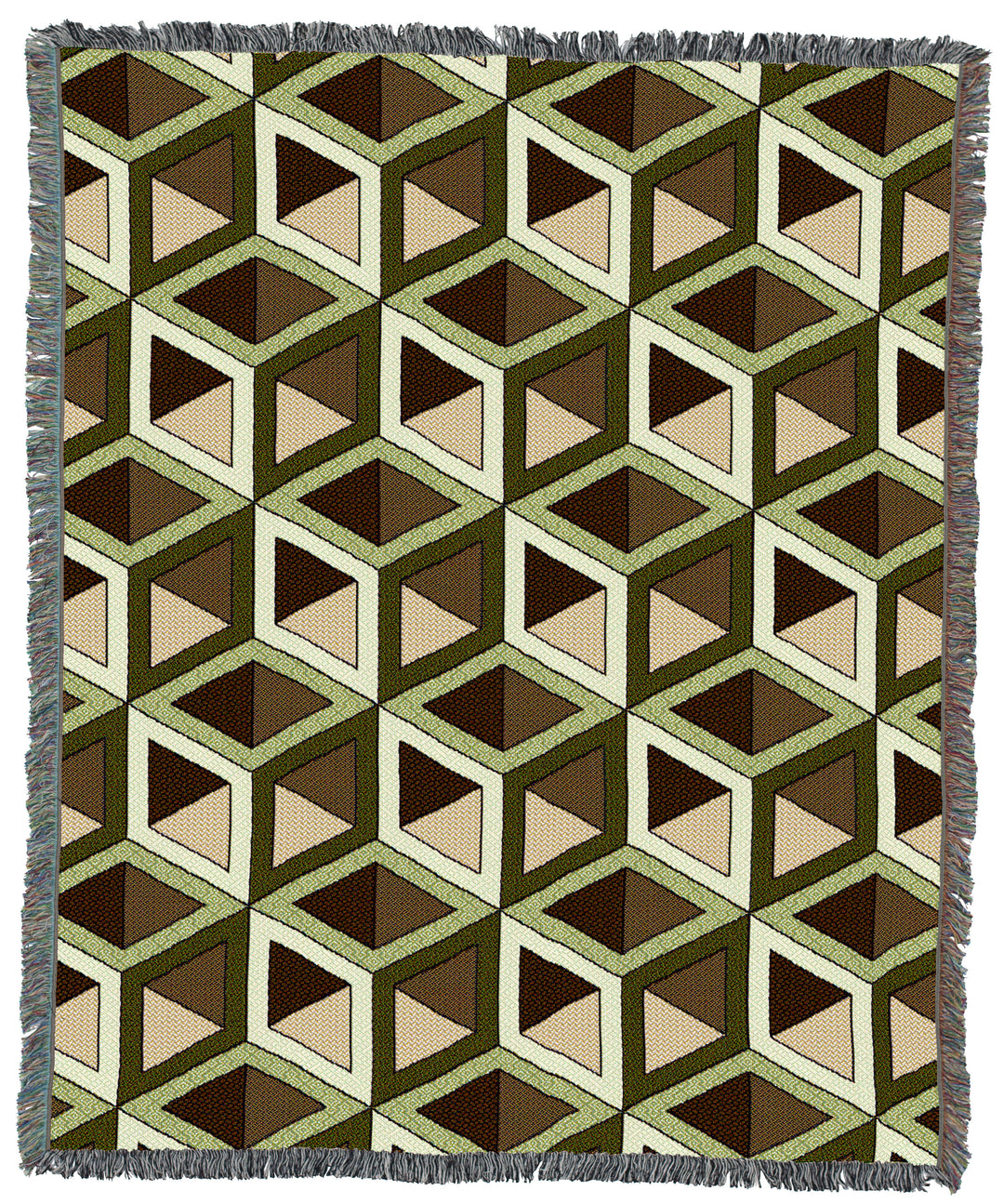 Blocks Green 60x50 Throw
