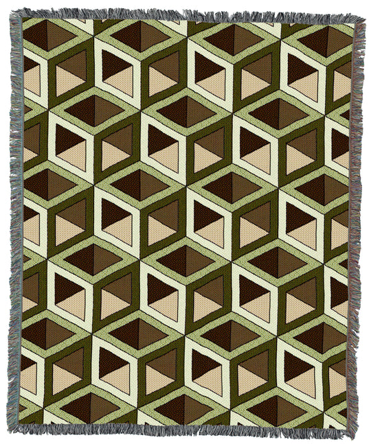 Blocks Green 60x50 Throw