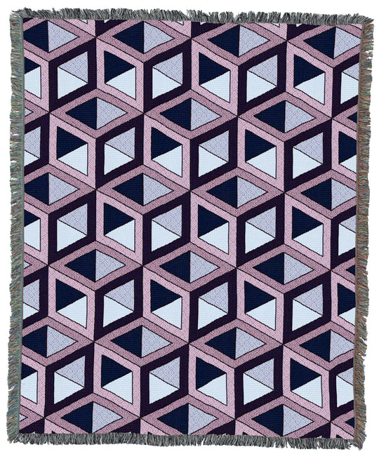 Blocks Berry 60x50 Throw