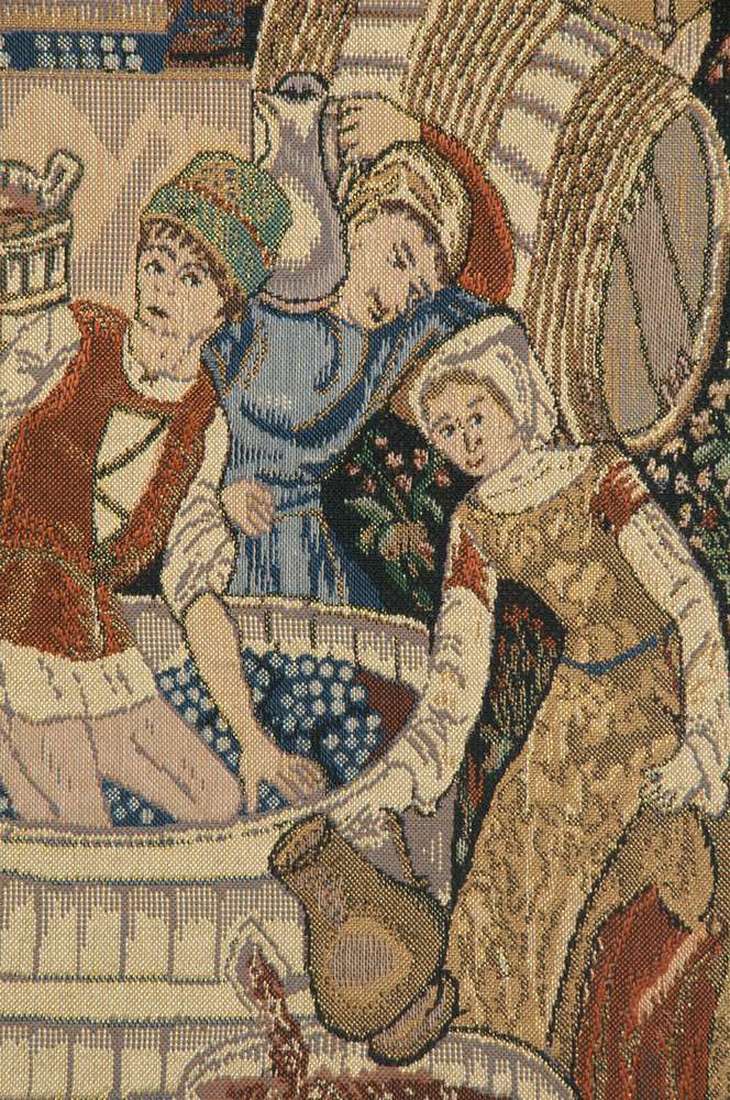 Vendanges Rust Belgian Wall Tapestry