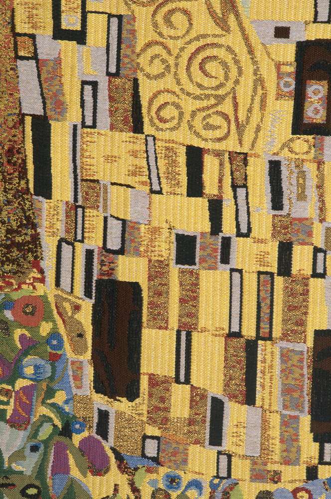 Gustav Klimt Kiss II Belgian Wall Tapestry