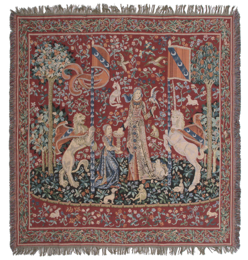 The Lady and the Unicorn III European Throw