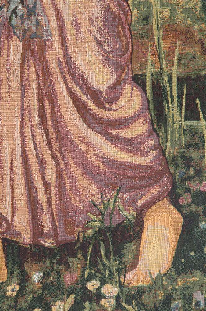 Gathering Rose Buds Italian Wall Tapestry