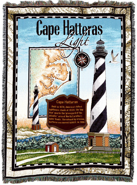 Cape Hatteras Lighthouse Throw