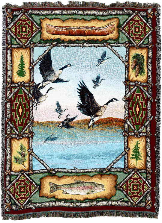 Geese Lodge Throw