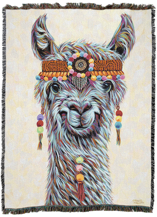 Hippie Llama XL Throw