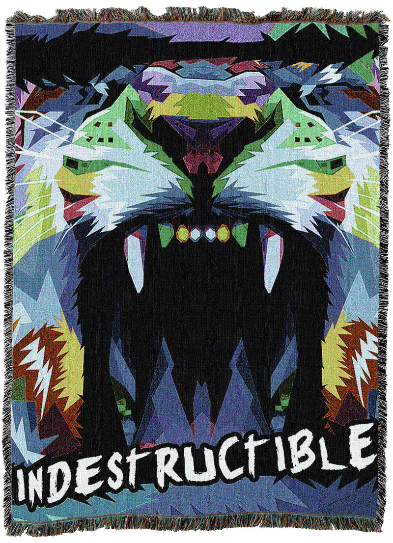 Indestructible Tiger Throw