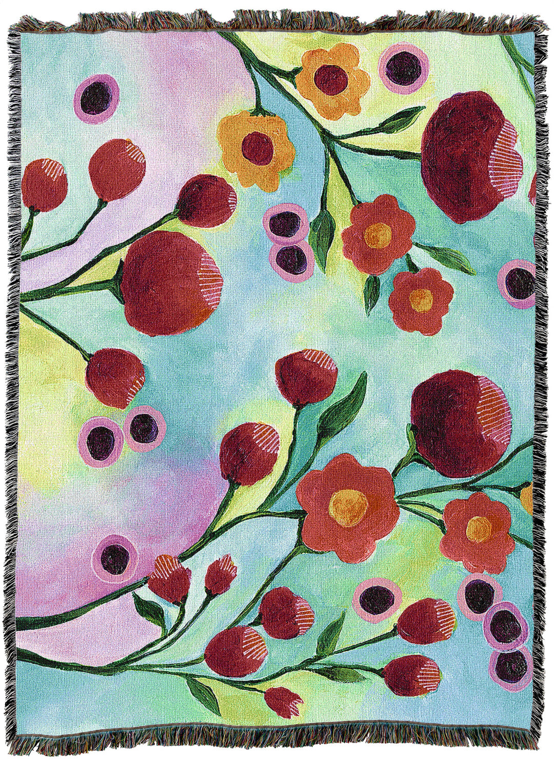 Jambalaya Floral Throw