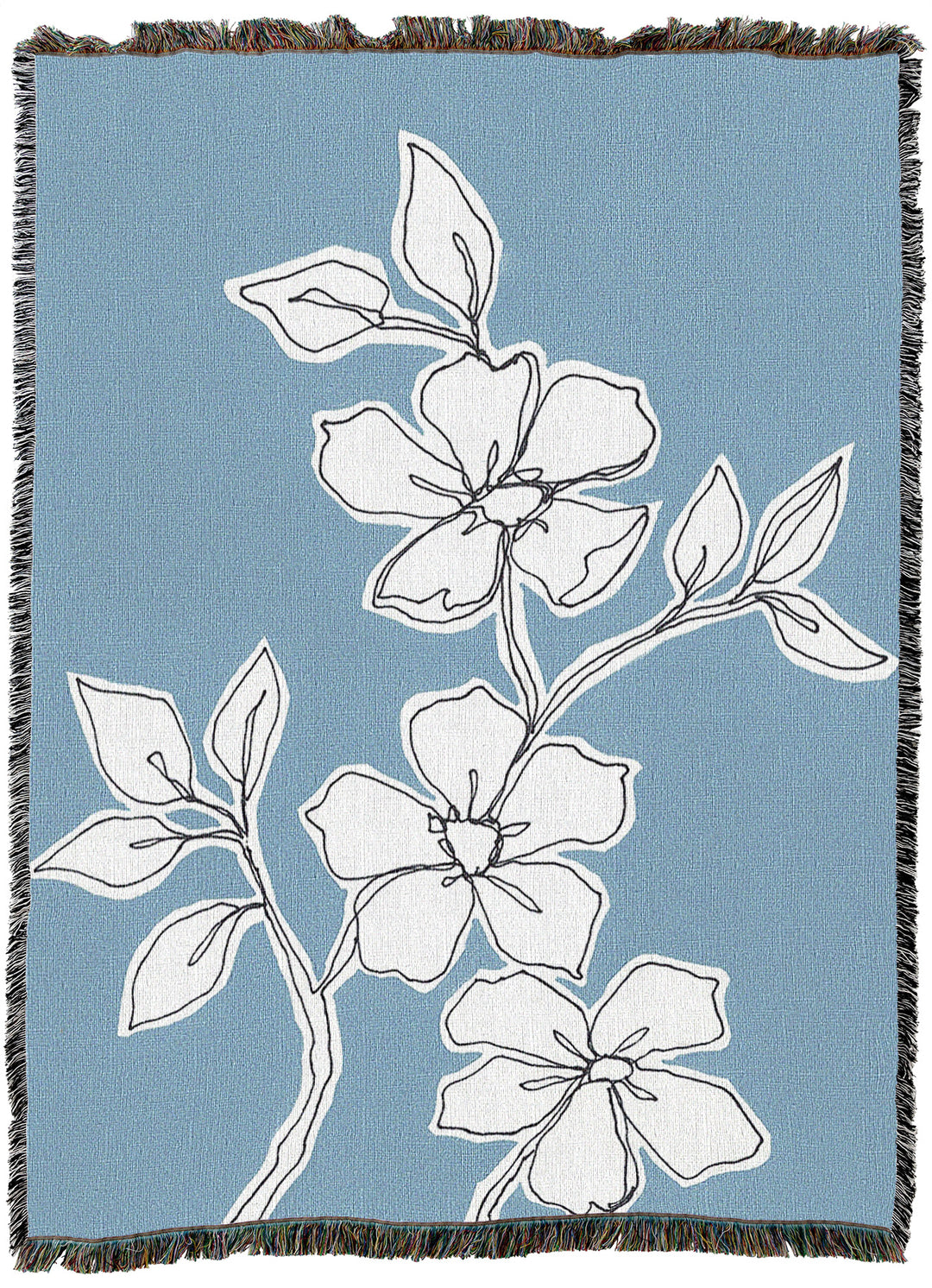 Botanic Drawing Throw
