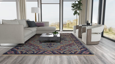 Artifact Area Rug, Teal