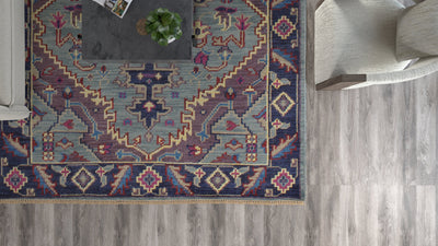 Artifact Area Rug, Teal