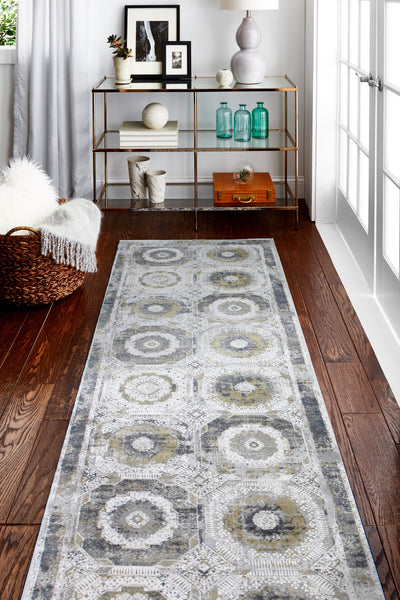 Allure Area Rug, Ivory Grey