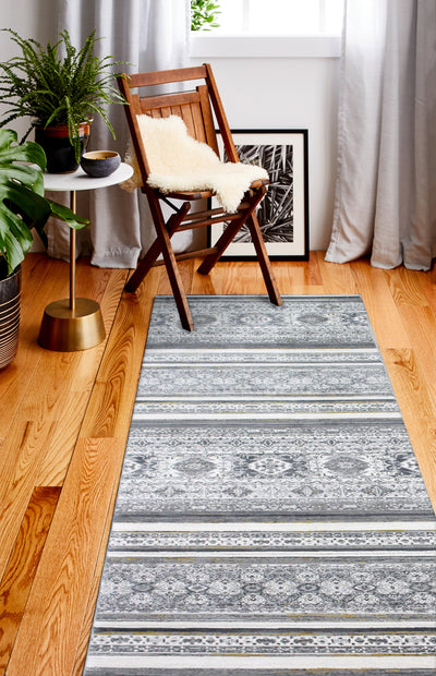 Allure Area Rug, Ivory Grey