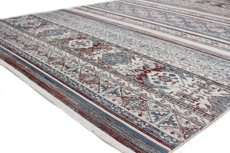 Allure Area Rug, Ivory Red