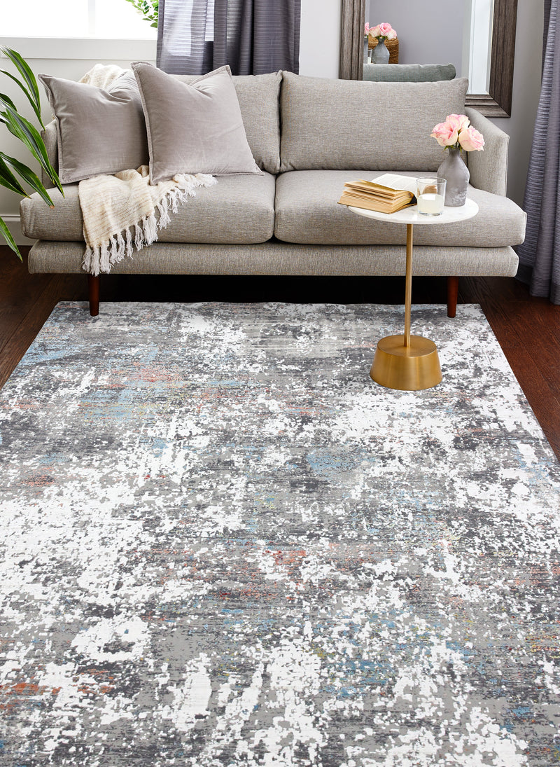 Allure Area Rug, Ivory Rust