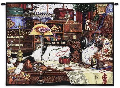 Maggie The Mess Maker Wall Tapestry