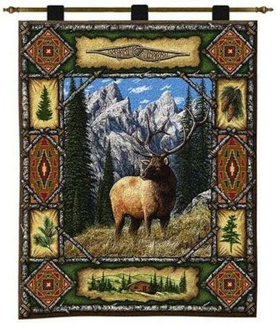 Elk Lodge Wall Tapestry