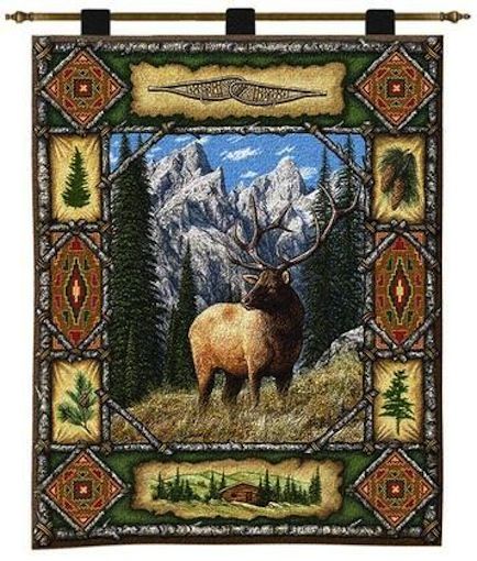 Elk Lodge Wall Tapestry
