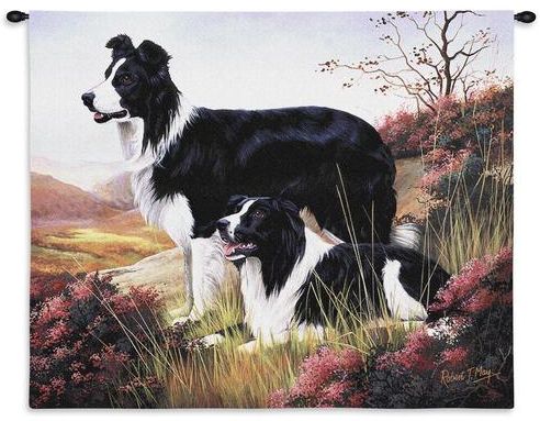 Border Collies Wall Tapestry