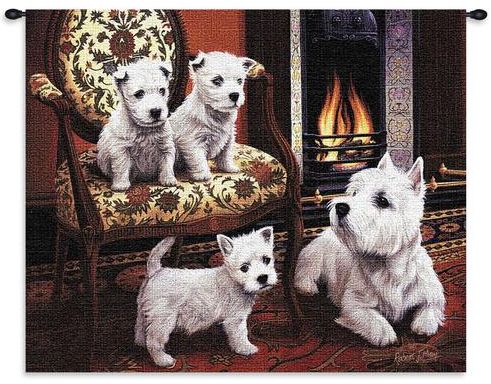 Westies Wall Tapestry