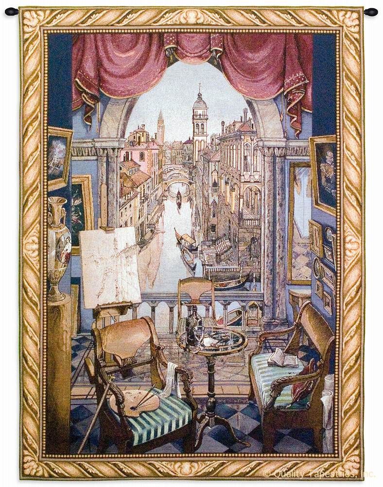 View of Venice Wall Tapestry