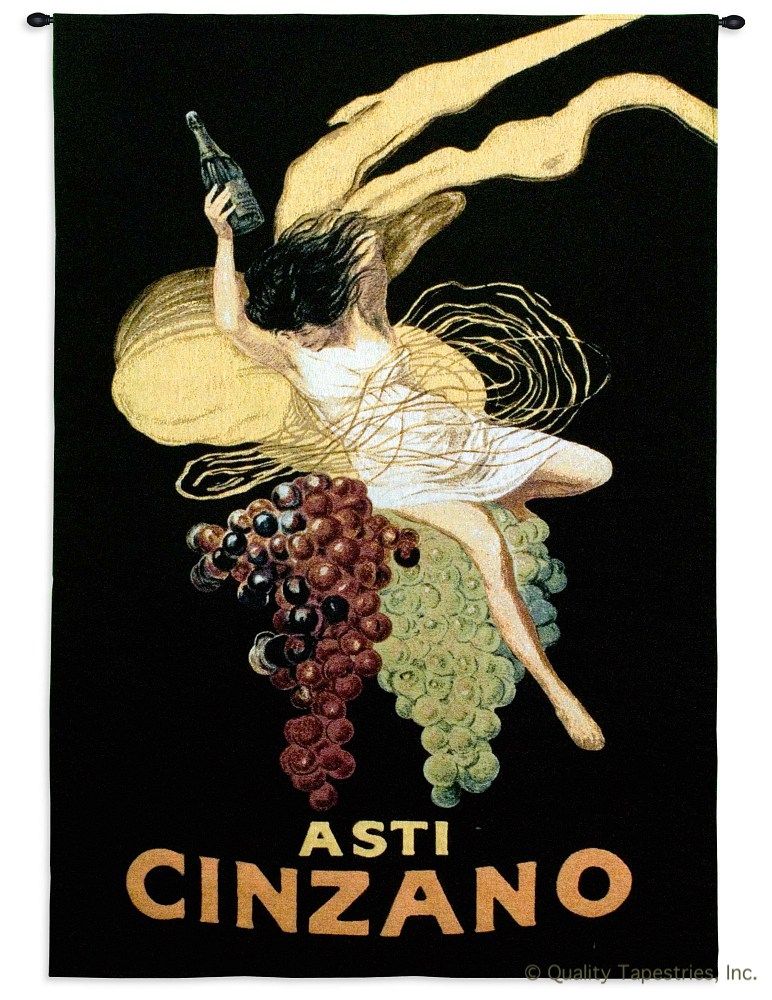 Asti Cinzano Wine Wall Tapestry