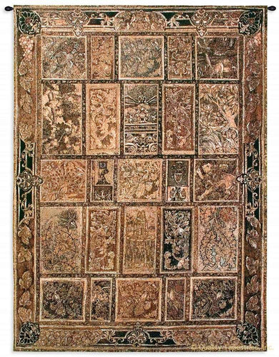 Golden Motif Wall Tapestry